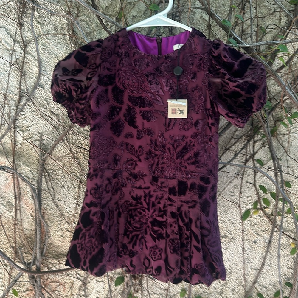 Burberry London Velvet Dress